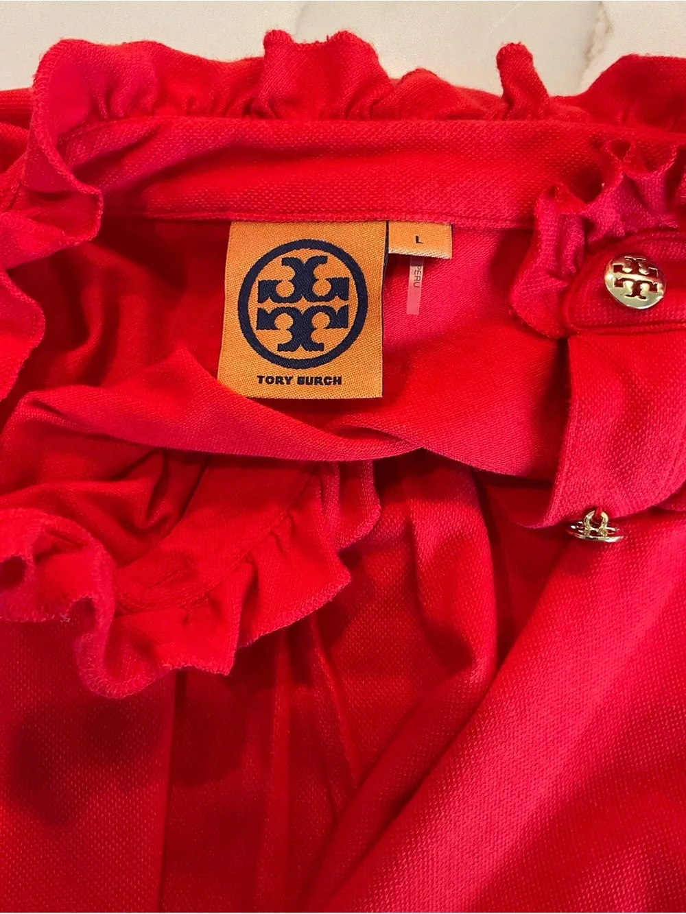 Tory Burch bright red